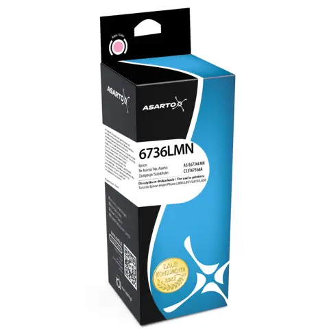 Tusz Asarto do Epson 6736LMN | C13T67364A | 70ml | light magenta