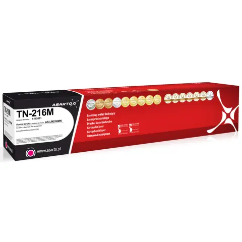 Toner AS-LM216MN Magenta do drukarek Konica-Minolta (Zamiennik Minolta TN216M / A11G351) [26k]