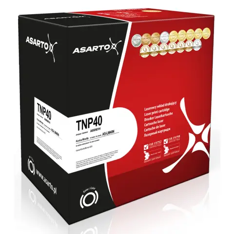 Toner AS-LM40N Czarny do drukarek Konica-Minolta (Zamiennik Minolta TNP40 / A6WN01H) [20k]