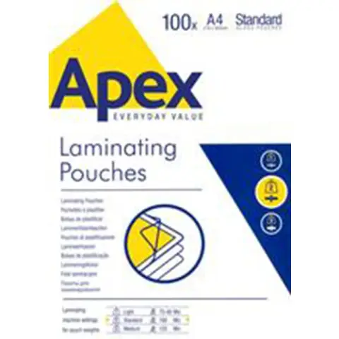 Folie do laminowania Apex A4, 100µ - 100szt.
