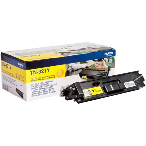 Toner Brother TN-321Y Yellow do drukarek (Oryginalny) [1.5k]