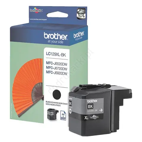 Tusz Brother LC129XL-BK Black do drukarek (Oryginalny)