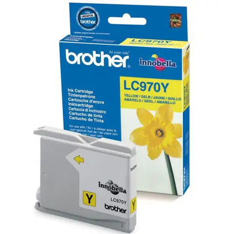 Tusz Brother LC970Y Yellow do drukarek (Oryginalny)