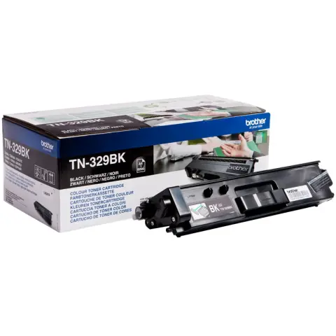 Toner Brother TN-329BK Black do drukarek (Oryginalny) [6k]