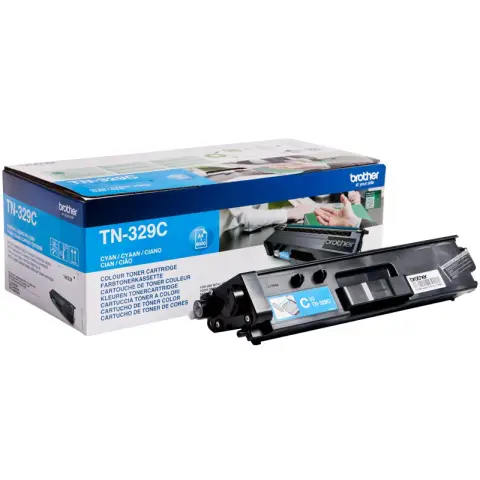 Toner Brother TN-329C Cyan do drukarek (Oryginalny) [6k]
