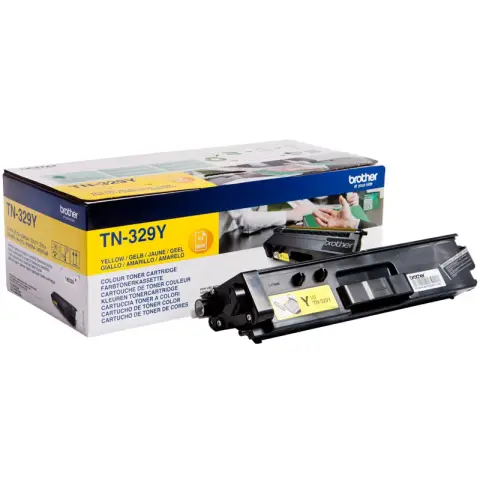 Toner Brother TN-329Y Yellow do drukarek (Oryginalny) [6k]
