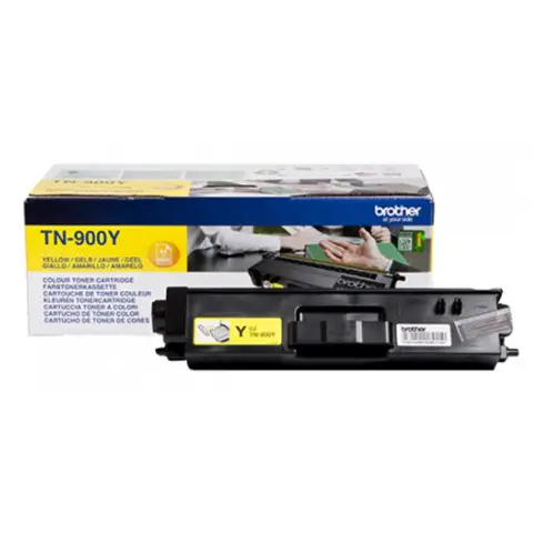 Toner Brother TN-900Y Yellow do drukarek (Oryginalny) [6k]
