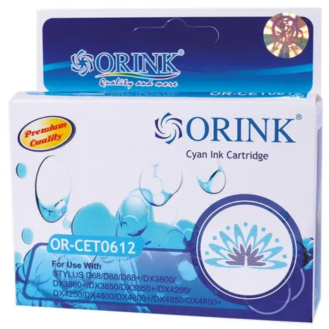 Tusz OR-CET0612 Cyan do drukarek Epson (Zamiennik Epson T0612) [18ml]