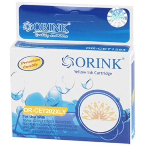 Tusz CET202XL-Y-OR Yellow do drukarek Epson (Zamiennik Epson 202XL / T02H4) [12ml]