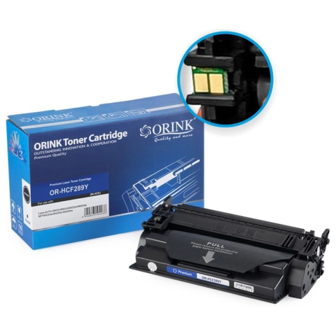 Toner CF289Y/CHIP/RM-OR Czarny do drukarek HP (Zamiennik HP 89Y / CF289Y) [20k]