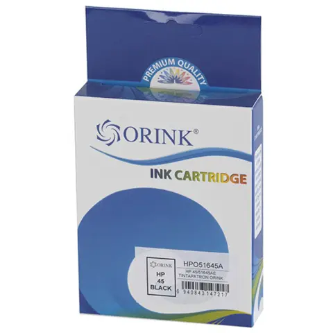 Tusz CH45A/XL-OR Czarny do drukarek HP (Zamiennik HP 45 / 51645AE) [40ml]