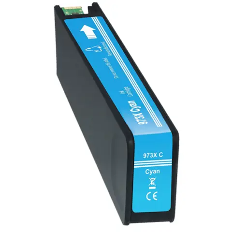 HP 973X cyan zamiennik - Tusz F6T81AE cyan do HP PageWide Pro 450, 452, 470, 477, 552, 570, 577