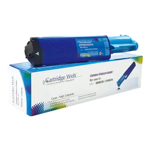 Toner CW-D3000CN Cyan do drukarek Dell (Zamiennik Dell 593-10061 / K4973) [4k]