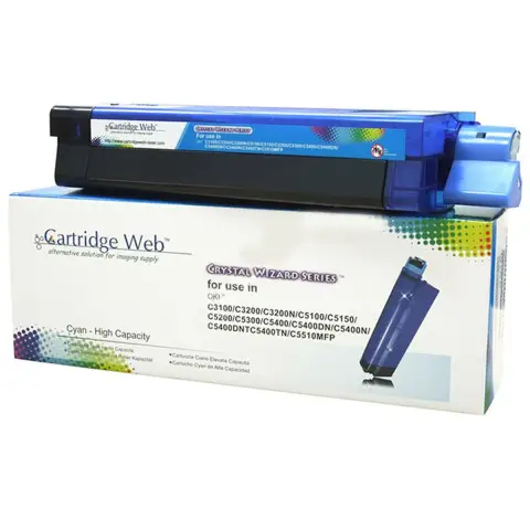 OKI 42804515 zamiennik - Toner cyan do OKI C3100, C3200, C5100, C5200, C5250, C5300, C5400, C5450, C5510, C5540