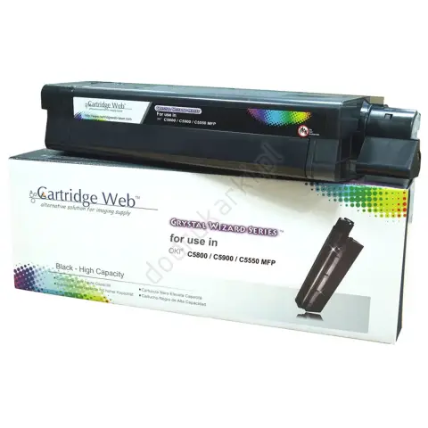 Toner CW-O5800BN Czarny do drukarek OKI (Zamiennik OKI 43324424) [6k]
