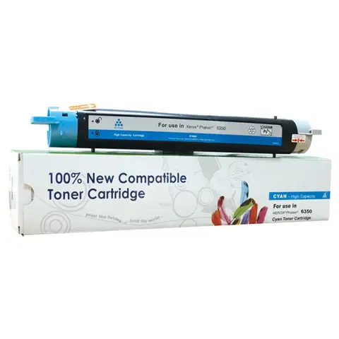 Toner CW-X6350CN Cyan do drukarki Xerox (Zamiennik Xerox 106R01144) [10k]