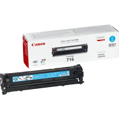 Toner Canon CRG-716C Cyan do drukarek (Oryginalny) [1.5k]