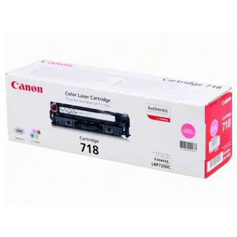 Toner Canon 718 / CRG-718M Magenta do drukarek (Oryginalny) [2.9k]