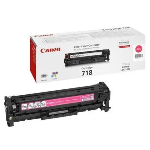 Toner Canon CRG- 718M Magenta do drukarek (Oryginalny) [2.9k]