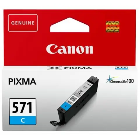 Tusz Canon CLI-571C Cyan do drukarek (Oryginalny) [7ml]