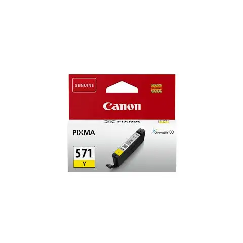 Tusz Canon CLI-571Y Yellow do drukarek (Oryginalny) [7ml]