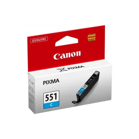 Tusz Canon CLI-551C Cyan do drukarek (Oryginalny) [7 ml]