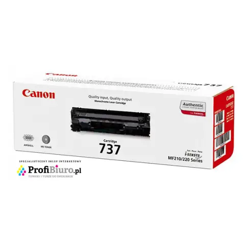 Toner Canon CRG-737 Blakc do drukarek (Oryginalny) [2.4k]