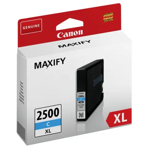 Tusz Canon PGI-2500XLC Cyan do drukark (Oryginalny) [19.3ml]