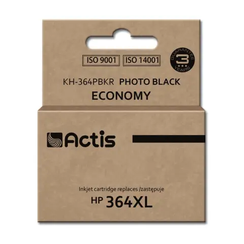 Tusz KH-364PBKR Czarny Fotograficzny do drukarek HP (Zamiennik HP 364XL / CB322EE) [12ml]
