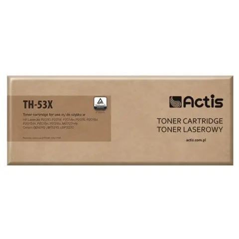 Toner TH-53X Czarny do drukarek HP (Zamiennik HP 53X / Q7553X) [7k]
