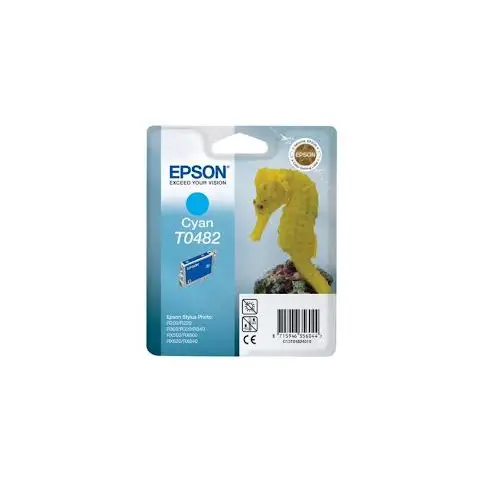 Tusz Epson T0482 Cyan do drukarek (Oryginalny) [13 ml]