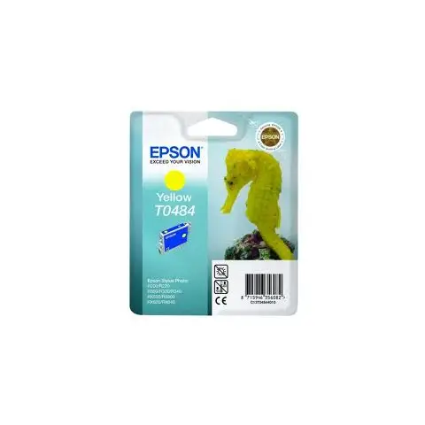 Tusz Epson T0484 Yellow do drukarek (Oryginalny) [13 ml]