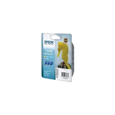 Zestaw tuszy Epson T048B Yellow, Light Cyan, Light Magenta do drukarek (Oryginalny) - 3 Pack [3x13 ml]