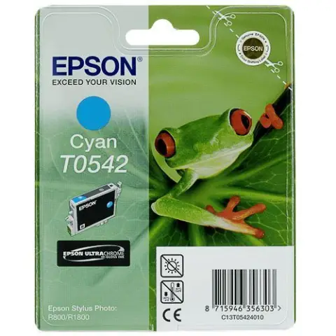Tusz Epson T0542 Cyan do drukarek (Oryginalny) [13 ml]
