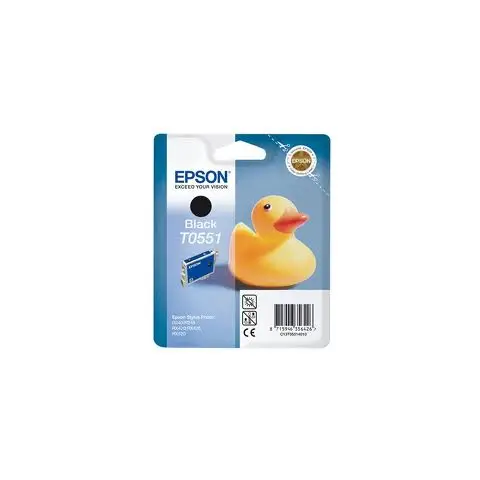 Tusz Epson T0551 Black do drukarek (Oryginalny) [8 ml]