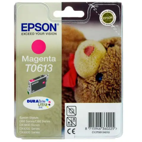 Tusz Epson T0613 Magenta do drukarek (Oryginalny) [8 ml]
