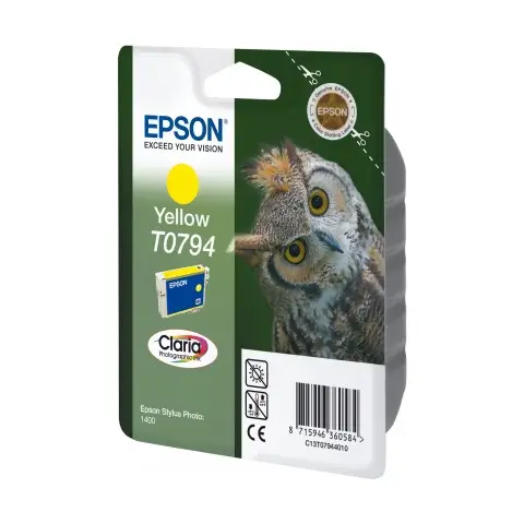 Tusz Epson T0794 Yellow do drukarek Epson (Oryginalny) [11 ml]