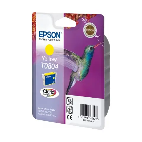 Tusz Epson T0804 Yellow do drukarek (Oryginalny) [7.4 ml]