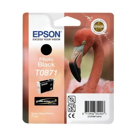 Tusz Epson T0871 Czarny Foto do drukarek Epson (Oryginalny) [11.4 ml]