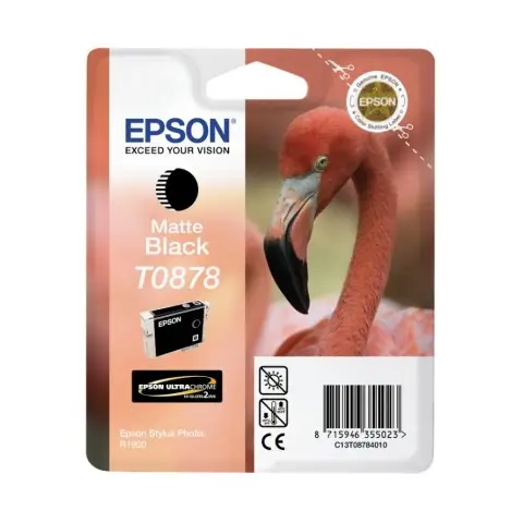 Tusz Epson T0878 Matte Black do drukarek Epson (Oryginalny) [11.4 ml]
