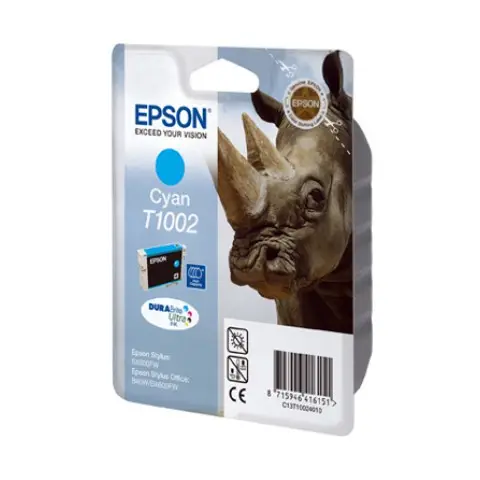 Tusz Epson T1002 Cyan do drukarek Epson (Oryginalny) [11.1 ml]