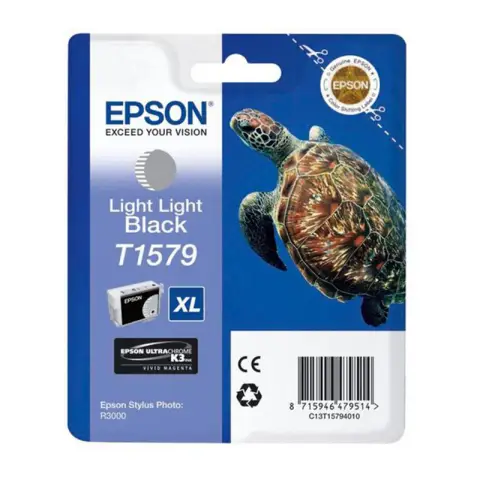 Tusz Epson T1579 Light Light Black do drukarek (Oryginalny) [25.9 ml]