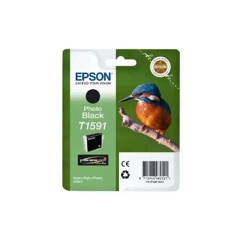 Tusz Epson T1591 Photo Black do drukarek (Oryginalny) [17ml]