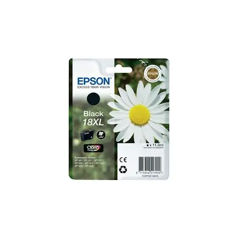 Epson T1811 - Tusz Czarny 18XL do Epson Expression Home XP-30, XP-33, XP-100, XP-102, XP-200, XP-202, XP-205 ...