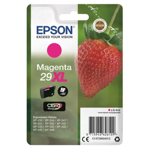 Tusz Epson T29XL / C13T29934012 Magenta do drukarek (Oryginalny) [6.4ml]