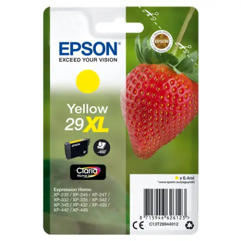 Tusz Epson T29XL / C13T29944012 Yellow do drukarek (Oryginalny) [6.4ml]