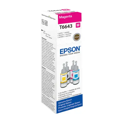 Tusz Epson T6643 Magenta do drukarek (Oryginalny) [70ml]