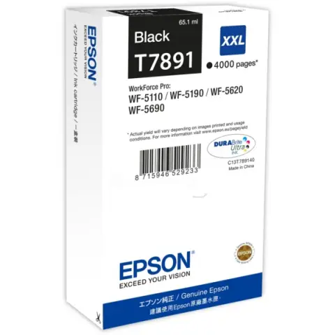 Tusz Epson T7891 XXL Black do drukarek (Oryginalny) [65ml]