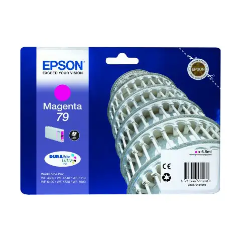 Tusz Epson T7913 Magenta do drukarek (Oryginalny) [6.5ml]