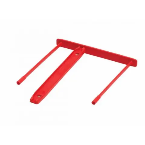 Klips do archiwizacji dokumentów 92 mm, 100 szt., czerwony – trwały i ekologiczny | ProfiBiuro.pl